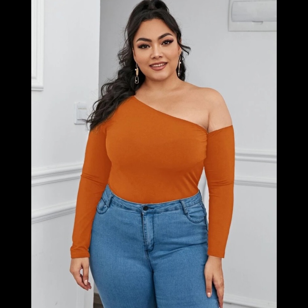 Asymmetrical T Shirt (Ginger)